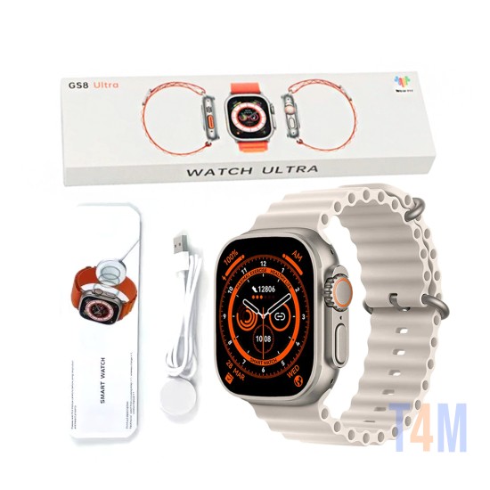 Smartwatch GS8 Ultra 2,02" 49MM Série 8 Prata
